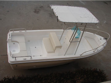 China Canopy plegable de fibra de vidrio Barcos de pesca de 0,9 m de altura con un gran tanque de pesca proveedor