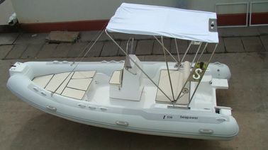 China 550cm orca hipalón panca grande cama de baño de sol de la barca de costillas inflables costilla de la barca de costillas 550 con bimini superior proveedor