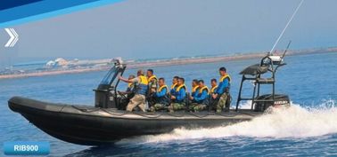 China Barco inflables de 32 pies Gran barco de pasajeros para patrullaje / rescate del ejército proveedor