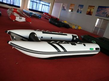China 470 Cm Catamarán inflable Barco de trabajo de aleación de suelo de alta velocidad con arco de aire proveedor