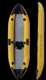 China Bajo transparente kayak de mar inflable para un solo hombre kayak inflable con 2 asientos de tela proveedor