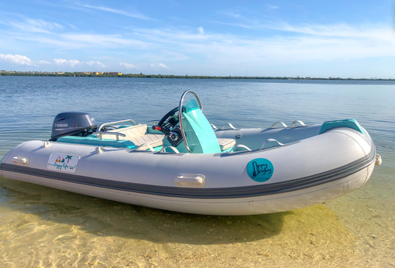 2022 hipalón botes inflables botes de la ribera 12ft rib360C con consola y cabina trasera proveedor