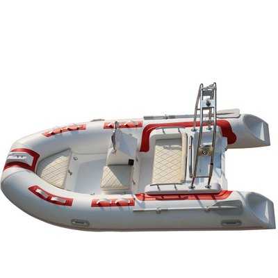 2022 barcos de pesca inflables con motores 12ft rib boat 360C con consola y cabina trasera proveedor