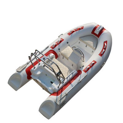 2022 barcos de pesca inflables con motores 12ft rib boat 360C con consola y cabina trasera proveedor