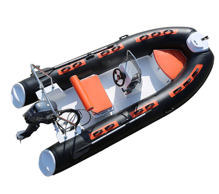 2022 diseño innovador tanque de combustible extraíble de 13 pies costilla390BL casco de fibra de vidrio barco inflable agradable koos proveedor