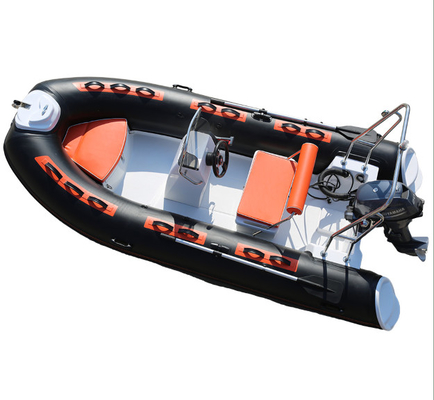 2022 diseño innovador tanque de combustible extraíble de 13 pies costilla390BL casco de fibra de vidrio barco inflable agradable koos proveedor
