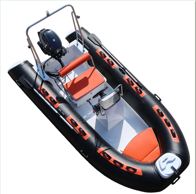 2022 diseño innovador tanque de combustible extraíble de 13 pies costilla390BL casco de fibra de vidrio barco inflable agradable koos proveedor