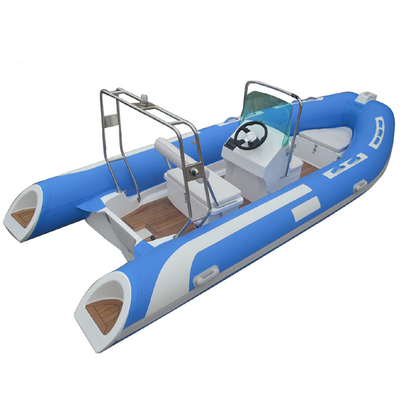 Barco inflable de orca 2022 de 480 cm de largo con costilla de arco ligero480A con suelo de teca proveedor
