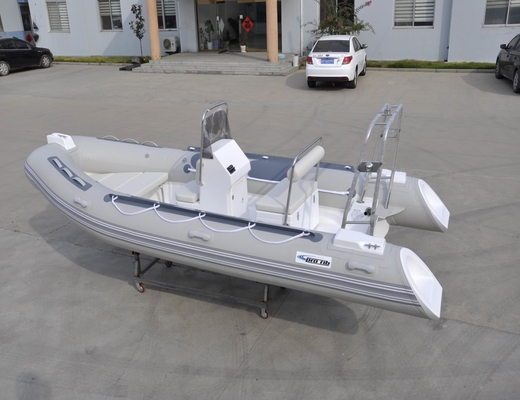 Barco inflable de orca 2022 de 480 cm de largo con costilla de arco ligero480A con suelo de teca proveedor