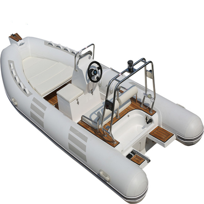 2022 orca hipalon rib boat 16ft con tanque de combustible costilla gris claro480D con escalones traseros proveedor