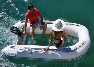 Barco inflable transparente con forma de V, conveniente de transportar 3.6m con dos remos de aluminio proveedor