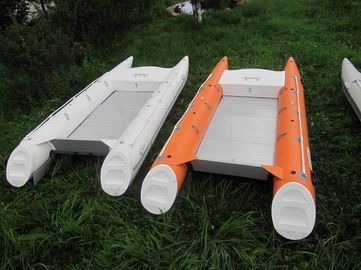 Catamarán de pesca, de 500 cm de tejido de PVC, catamarán de motor proveedor