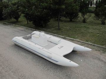 Catamarán de pesca, de 500 cm de tejido de PVC, catamarán de motor proveedor