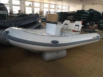 Barcos pesqueros comerciales de aluminio de colores fácil de mantener 4,2 metros para 9 pasajeros proveedor