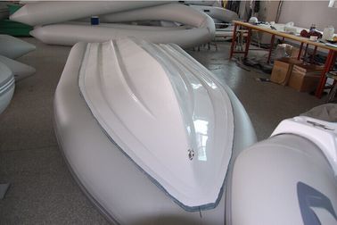 Barcos de pesca inflables de PVC pequeños Rib430 Gris claro con tubo inflables proveedor
