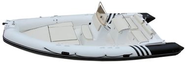 Barcos inflables de casco rígido de 22 pies de dureza / fiabilidad con paso de fibra de vidrio proveedor
