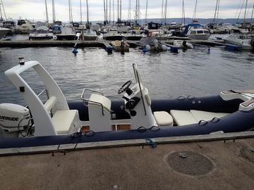 520cm barco panga PVC de gran ancho inflables costilla de barco costilla520A con lecho de sol consola central cabina trasera certificado CE proveedor