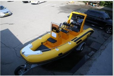 17 pies de orca hipalón costilla inflable costilla de barco 520A con lecho de sol consola central cabina trasera certificado CE proveedor