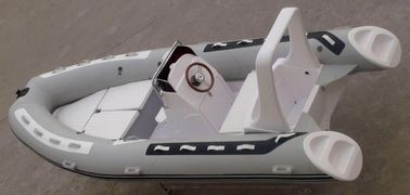Barco inflables sólidos con diseño elegante Barcos de estilo Panga de 17 pies con dosel proveedor