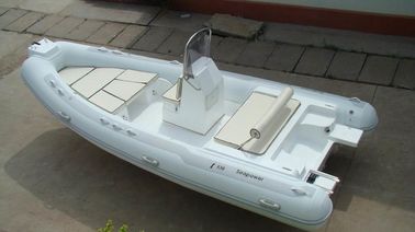 550cm orca hipalón panca grande cama de baño de sol de la barca de costillas inflables costilla de la barca de costillas 550 con bimini superior proveedor