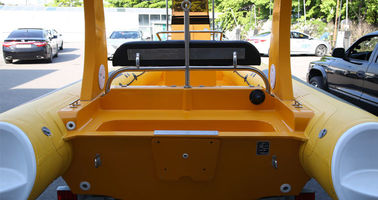 Gran Cabina trasera Inflatable Barco de costillas Corea PVC con placa de doble motor proveedor