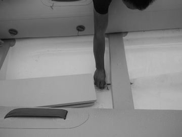 Dos Paddles, Pontoon Boats sin marco, Pontoon Boat portátil plegable hecho a mano. proveedor