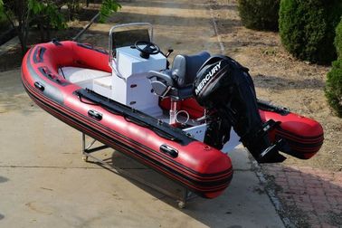Barco de aluminio de tamaño mediano Hipalon tubo 420cm extraíble con asiento proveedor