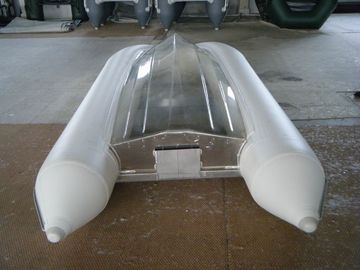 Barco inflable transparente resistente a la llama 5 personas Barco pesquero con asientos adicionales proveedor