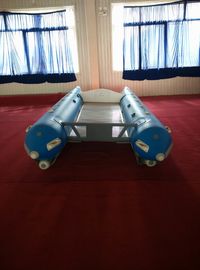 Barco de trabajo de catamarán de tela de PVC 450cm Barcos de catamarán inflable para deportes acuáticos proveedor