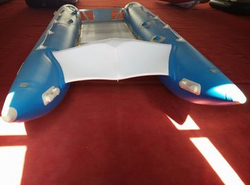 Barco de trabajo de catamarán de tela de PVC 450cm Barcos de catamarán inflable para deportes acuáticos proveedor