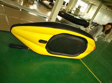 Para una sola persona kayak de mar inflables de agua blanca inflables de kayak aeromata con cubierta proveedor
