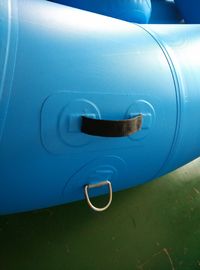 Flota fluvial inflable azul con fondo reforzado de PVC para 4 personas Flota inflable proveedor