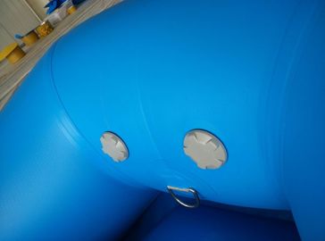 Flota fluvial inflable azul con fondo reforzado de PVC para 4 personas Flota inflable proveedor