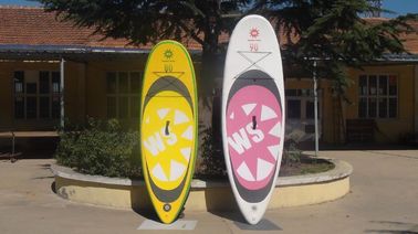 Tabla de paletas inflables de gran ancho para niños, 8 pies de largo 4 pulgadas de espesor tablas de paletas SUP proveedor