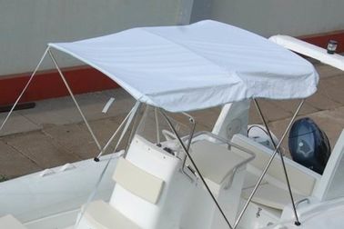 Accesorios para embarcaciones inflables extraíbles Bimini de embarcación pequeña con marco de acero inoxidable proveedor