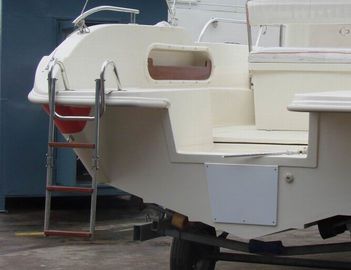 Accesorios para embarcaciones inflables seguros 316 Escalera trasera de acero inoxidable proveedor