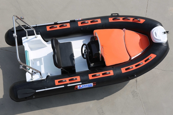 Potencia Máxima 20HP/14.91KW Bote Rib Pequeño diseñado con Auto-vaciado y Fibra de Vidrio proveedor