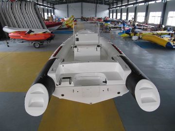 Fibra de vidrio + Orca Hypalon Casco rígido Barco de costilla inflable con sistema de dirección proveedor