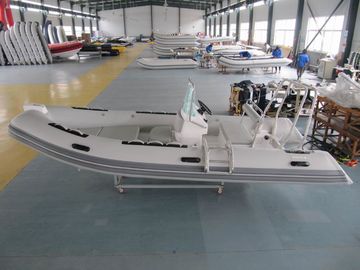 Barco de la costilla inflables rígido de FRP de 480 cm para 8 personas con armario frontal / arco de luz SS proveedor