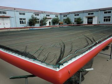 HDPE Mesh Boom Inflatable Air Mat Color opcional para piscina / mar proveedor